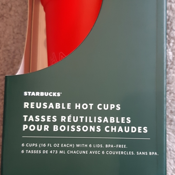NWT Starbucks Holiday 2019 Rare Reusable Hot Cups - Picture 3 of 8